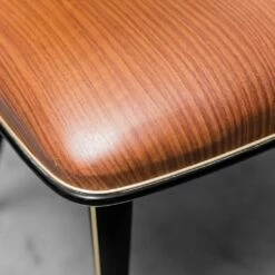 Vintage Brown Eco-Leather Chairs By Umberto Mascagni, 1960s, Set Of 2 -PAMONO Sales vintage brown eco leather chairs by umberto mascagni 1960s set of 2 7