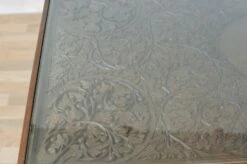 Vintage Carved Solid Walnut Desk -PAMONO Sales vintage carved solid walnut desk 15