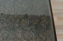 Vintage Carved Solid Walnut Desk -PAMONO Sales vintage carved solid walnut desk 16