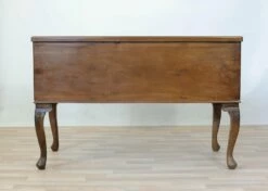 Vintage Carved Solid Walnut Desk -PAMONO Sales vintage carved solid walnut desk 6