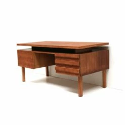 Vintage Desk By Leo Bub For Wertmöbel, 1960s