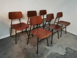 Vintage Desk Chair In Plywood, 1970s