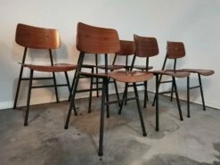 Vintage Desk Chair In Plywood, 1970s -PAMONO Sales vintage desk chair in plywood 1970s 4