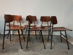 Vintage Desk Chair In Plywood, 1970s -PAMONO Sales vintage desk chair in plywood 1970s 7