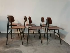 Vintage Desk Chair In Plywood, 1970s -PAMONO Sales vintage desk chair in plywood 1970s 9