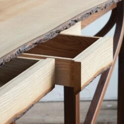 Vintage Desk In Ash And Walnut -PAMONO Sales vintage desk in ash and walnut 10