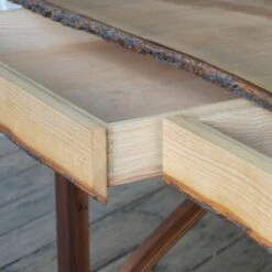 Vintage Desk In Ash And Walnut -PAMONO Sales vintage desk in ash and walnut 11