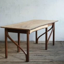 Vintage Desk In Ash And Walnut -PAMONO Sales vintage desk in ash and walnut 3