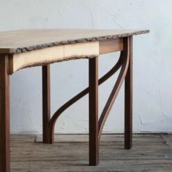 Vintage Desk In Ash And Walnut -PAMONO Sales vintage desk in ash and walnut 5