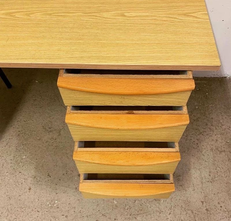 Vintage Desk With Four Drawers 5 Vintage Desk With Four Drawers - Image 3