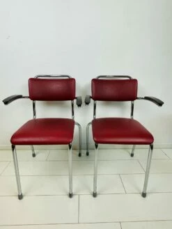 Vintage Dutch Industrial Desk Chairs By Willem Hendrik Gispen For Gispen, 1960s, Set Of 2 -PAMONO Sales vintage dutch industrial desk chairs by willem hendrik gispen for gispen 1960s set of 2 10