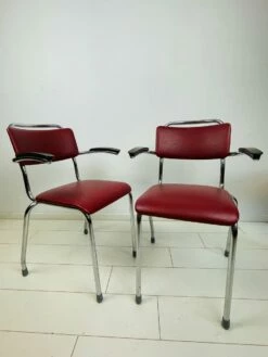 Vintage Dutch Industrial Desk Chairs By Willem Hendrik Gispen For Gispen, 1960s, Set Of 2 -PAMONO Sales vintage dutch industrial desk chairs by willem hendrik gispen for gispen 1960s set of 2 2