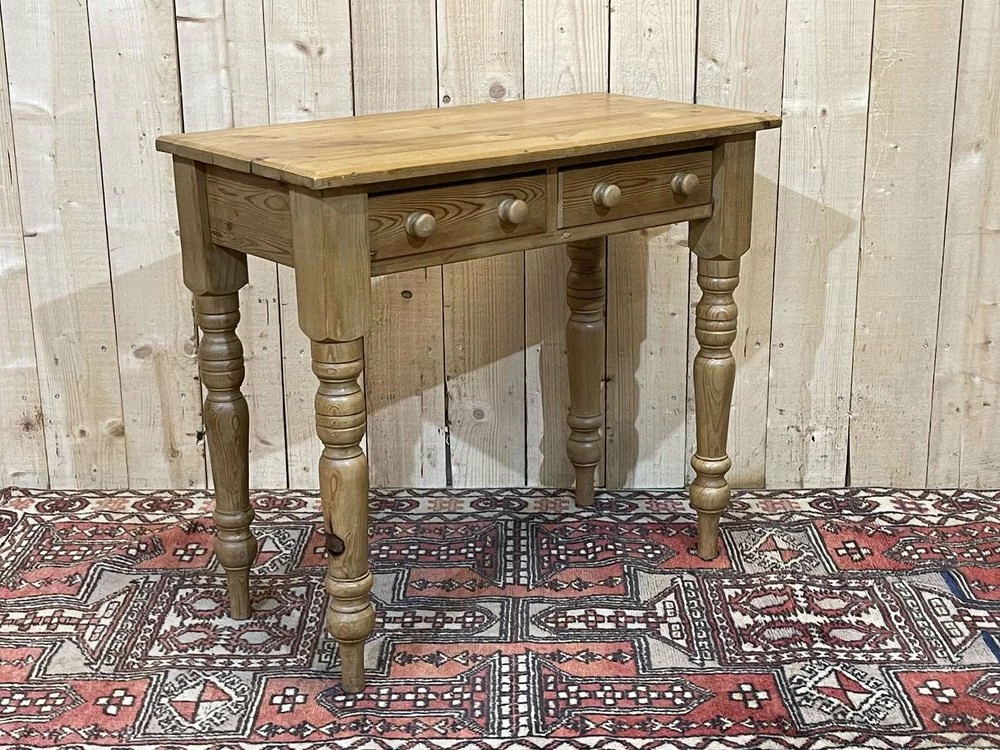 Vintage English Table In Fir, 1950s 7 Vintage English Table In Fir, 1950s - Image 5