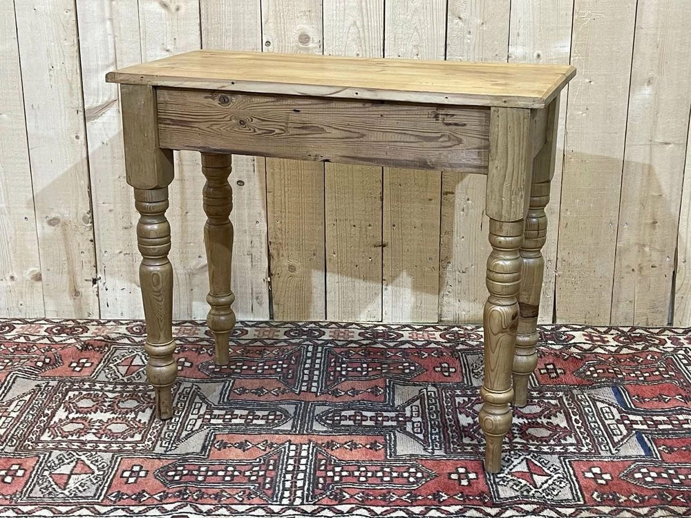 Vintage English Table In Fir, 1950s 8 Vintage English Table In Fir, 1950s - Image 6