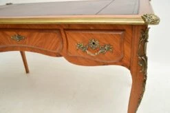 Vintage French Leather Top Bureau Plat Desk, 1950s -PAMONO Sales vintage french leather top bureau plat desk 1950s 11