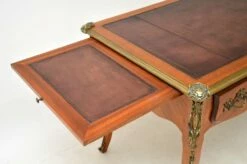 Vintage French Leather Top Bureau Plat Desk, 1950s -PAMONO Sales vintage french leather top bureau plat desk 1950s 7