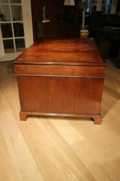 Vintage Mahogany Partner Desk -PAMONO Sales vintage mahogany partner desk 10
