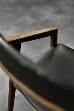 Vintage Mid-Century Scandinavian Geometric Office Chair In Mahogany, 1960s -PAMONO Sales vintage mid century scandinavian geometric office chair in mahogany 1960s 13