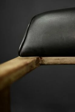 Vintage Mid-Century Scandinavian Geometric Office Chair In Mahogany, 1960s -PAMONO Sales vintage mid century scandinavian geometric office chair in mahogany 1960s 15