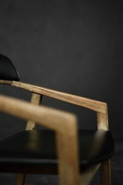 Vintage Mid-Century Scandinavian Geometric Office Chair In Mahogany, 1960s -PAMONO Sales vintage mid century scandinavian geometric office chair in mahogany 1960s 9