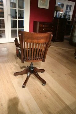 Vintage Office Chair In Beech -PAMONO Sales vintage office chair in beech 3