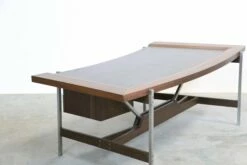 Vintage Rosewood Modernist Office Desk -PAMONO Sales vintage rosewood modernist office desk 10