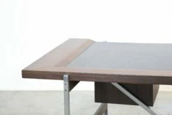 Vintage Rosewood Modernist Office Desk -PAMONO Sales vintage rosewood modernist office desk 12