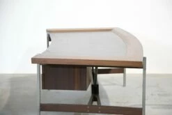 Vintage Rosewood Modernist Office Desk -PAMONO Sales vintage rosewood modernist office desk 7