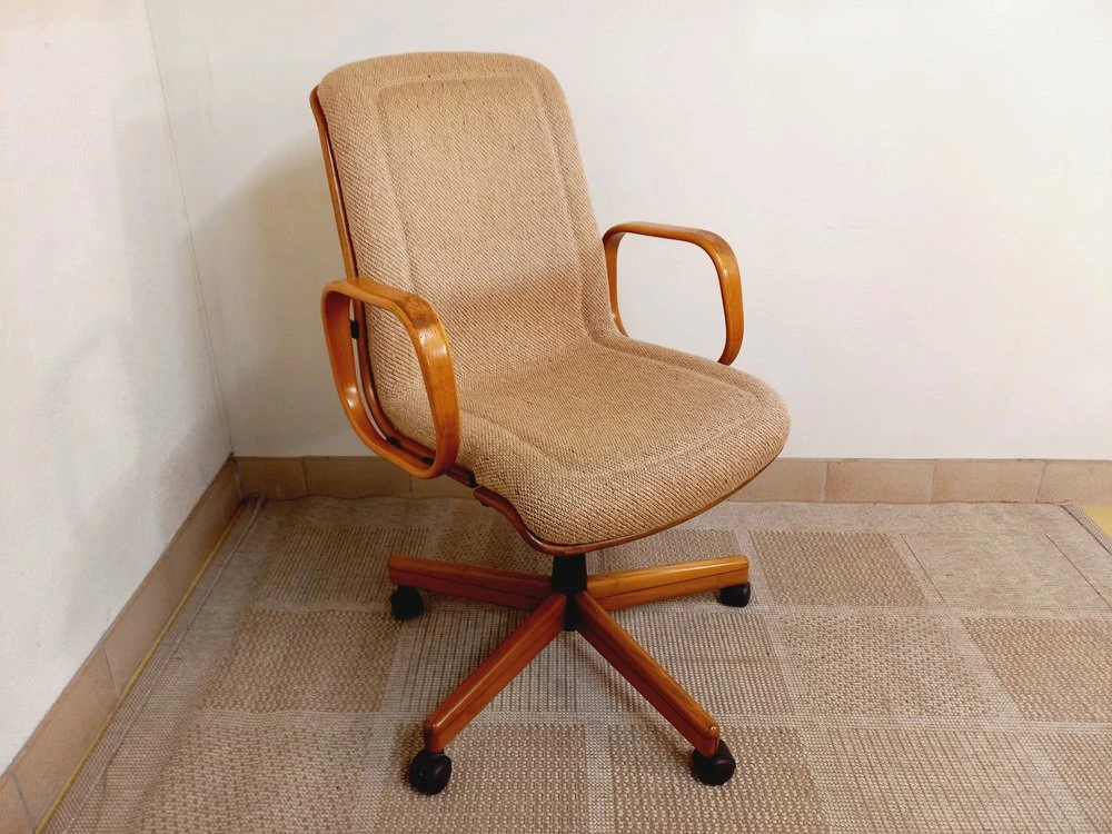 Vintage Scandinavian Style Office Armchair By Albert Stoll For Giroflex 3 Vintage Scandinavian Style Office Armchair By Albert Stoll For Giroflex