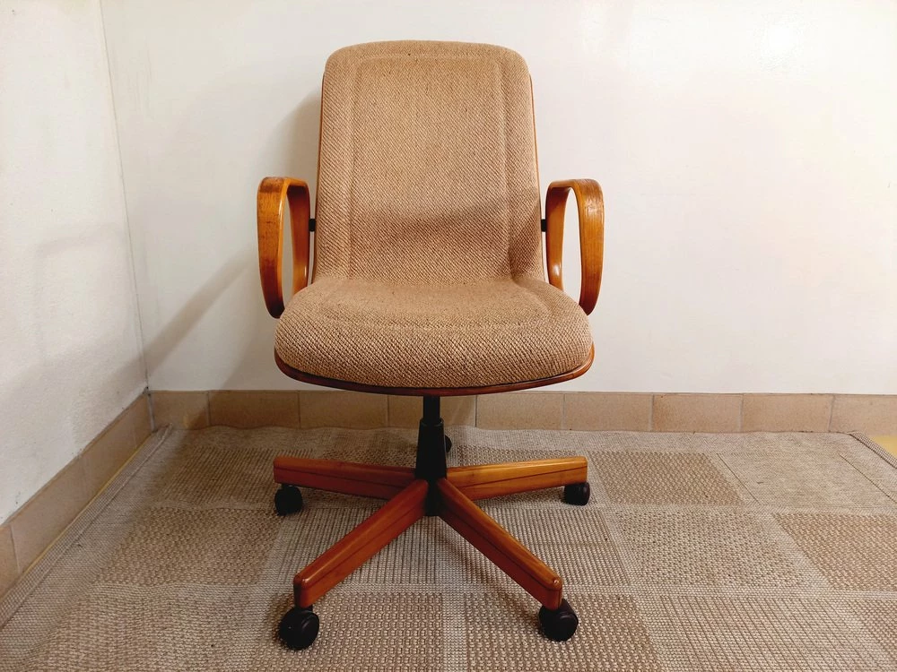 Vintage Scandinavian Style Office Armchair By Albert Stoll For Giroflex 4 Vintage Scandinavian Style Office Armchair By Albert Stoll For Giroflex - Image 2