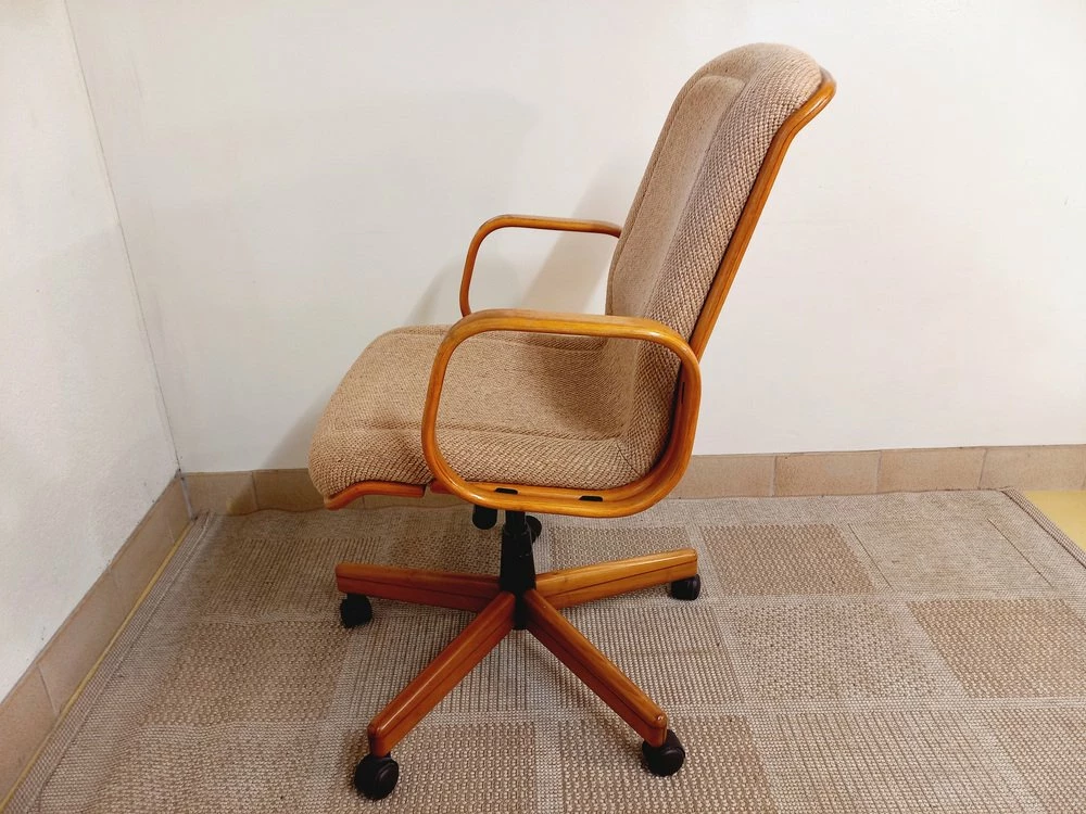 Vintage Scandinavian Style Office Armchair By Albert Stoll For Giroflex 5 Vintage Scandinavian Style Office Armchair By Albert Stoll For Giroflex - Image 3