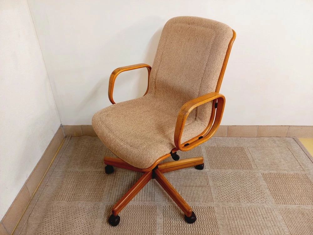 Vintage Scandinavian Style Office Armchair By Albert Stoll For Giroflex 11 Vintage Scandinavian Style Office Armchair By Albert Stoll For Giroflex - Image 9