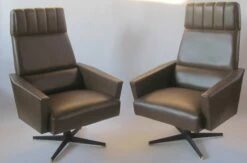 Vintage Swivel Armchairs By Up Závody Rousínov, Czechoslovakia, 1970s, Set Of 2