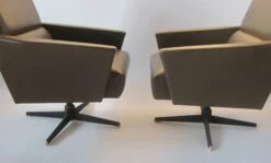 Vintage Swivel Armchairs By Up Závody Rousínov, Czechoslovakia, 1970s, Set Of 2 -PAMONO Sales vintage swivel armchairs by up zavody rousinov czechoslovakia 1970s set of 2 10