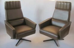 Vintage Swivel Armchairs By Up Závody Rousínov, Czechoslovakia, 1970s, Set Of 2 -PAMONO Sales vintage swivel armchairs by up zavody rousinov czechoslovakia 1970s set of 2 11