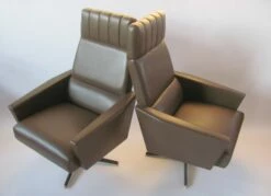 Vintage Swivel Armchairs By Up Závody Rousínov, Czechoslovakia, 1970s, Set Of 2 -PAMONO Sales vintage swivel armchairs by up zavody rousinov czechoslovakia 1970s set of 2 3