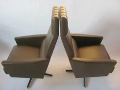 Vintage Swivel Armchairs By Up Závody Rousínov, Czechoslovakia, 1970s, Set Of 2 -PAMONO Sales vintage swivel armchairs by up zavody rousinov czechoslovakia 1970s set of 2 4