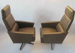 Vintage Swivel Armchairs By Up Závody Rousínov, Czechoslovakia, 1970s, Set Of 2 -PAMONO Sales vintage swivel armchairs by up zavody rousinov czechoslovakia 1970s set of 2 8