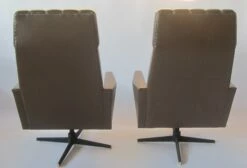 Vintage Swivel Armchairs By Up Závody Rousínov, Czechoslovakia, 1970s, Set Of 2 -PAMONO Sales vintage swivel armchairs by up zavody rousinov czechoslovakia 1970s set of 2 9
