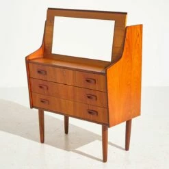 Vintage Teak Bureau Desk, 1960s -PAMONO Sales vintage teak bureau desk 1960s 5