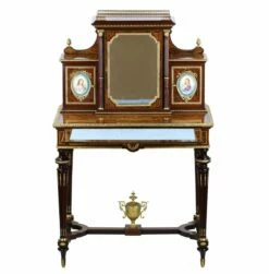 Vintage Walnut Ladies Desk -PAMONO Sales vintage walnut ladies desk 4