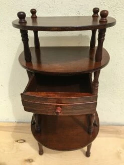 Vintage Wood Whatnot, 1960s -PAMONO Sales vintage wood whatnot 1960s 10