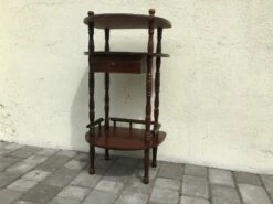 Vintage Wood Whatnot, 1960s -PAMONO Sales vintage wood whatnot 1960s 3