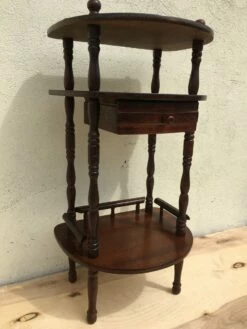 Vintage Wood Whatnot, 1960s -PAMONO Sales vintage wood whatnot 1960s 7