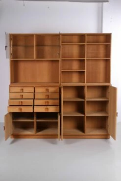 Wall Unit With 5 Parts By Kurt Østervig For KP Møbler, 1970s -PAMONO Sales wall unit with 5 parts by kurt ostervig for kp mobler 1970s 6