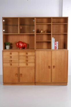 Wall Unit With 5 Parts By Kurt Østervig For KP Møbler, 1970s -PAMONO Sales wall unit with 5 parts by kurt ostervig for kp mobler 1970s 9