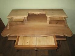 Walnut Writing Desk, 1980s -PAMONO Sales walnut writing desk 1980s 7