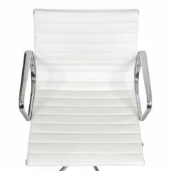 White Leather Ea-117 Office Chair By Charles Eames For Vitra, 2000s -PAMONO Sales white leather ea 117 office chair by charles eames for vitra 2000s 5