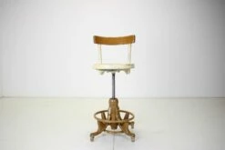 Wooden Height Adjustable Chair, Czechoslovakia, 1920s -PAMONO Sales wooden height adjustable chair czechoslovakia 1920s 15