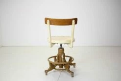 Wooden Height Adjustable Chair, Czechoslovakia, 1920s -PAMONO Sales wooden height adjustable chair czechoslovakia 1920s 5